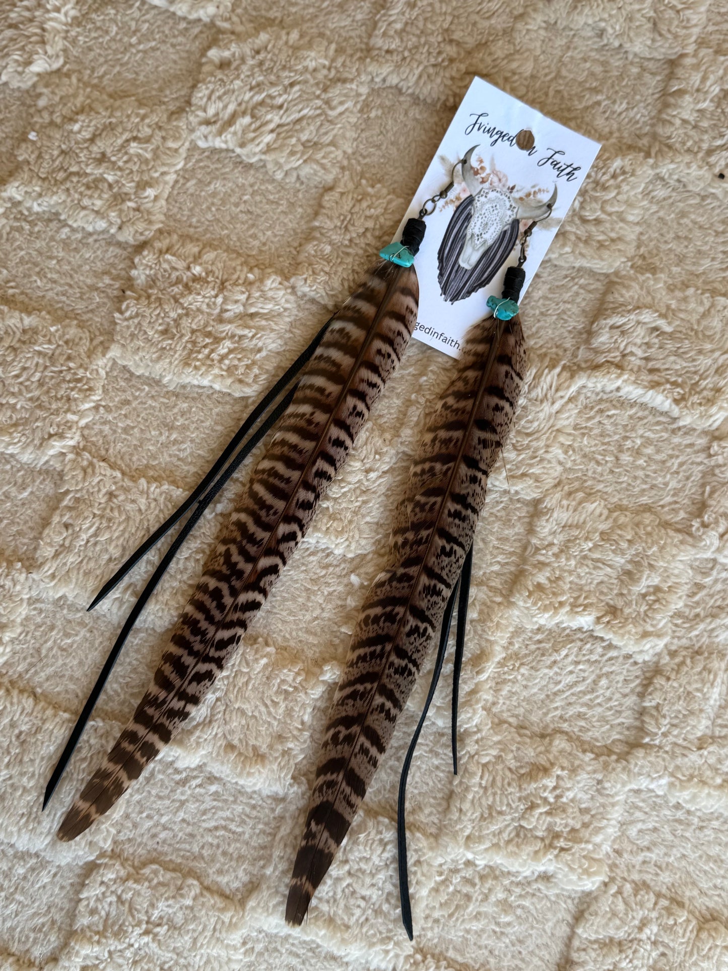 Jolie Feathered Earrings
