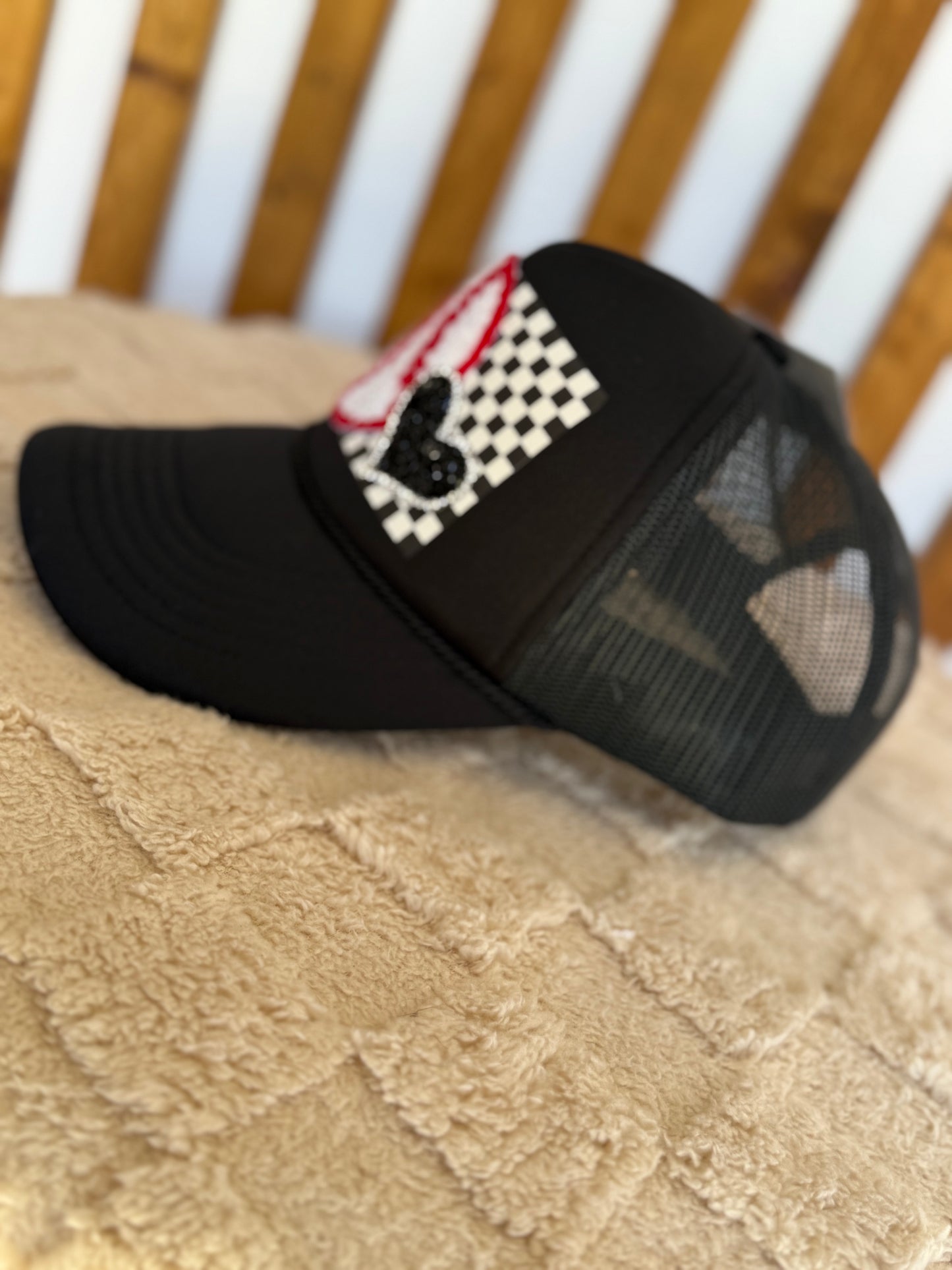 Checkered Baseball Trucker Cap