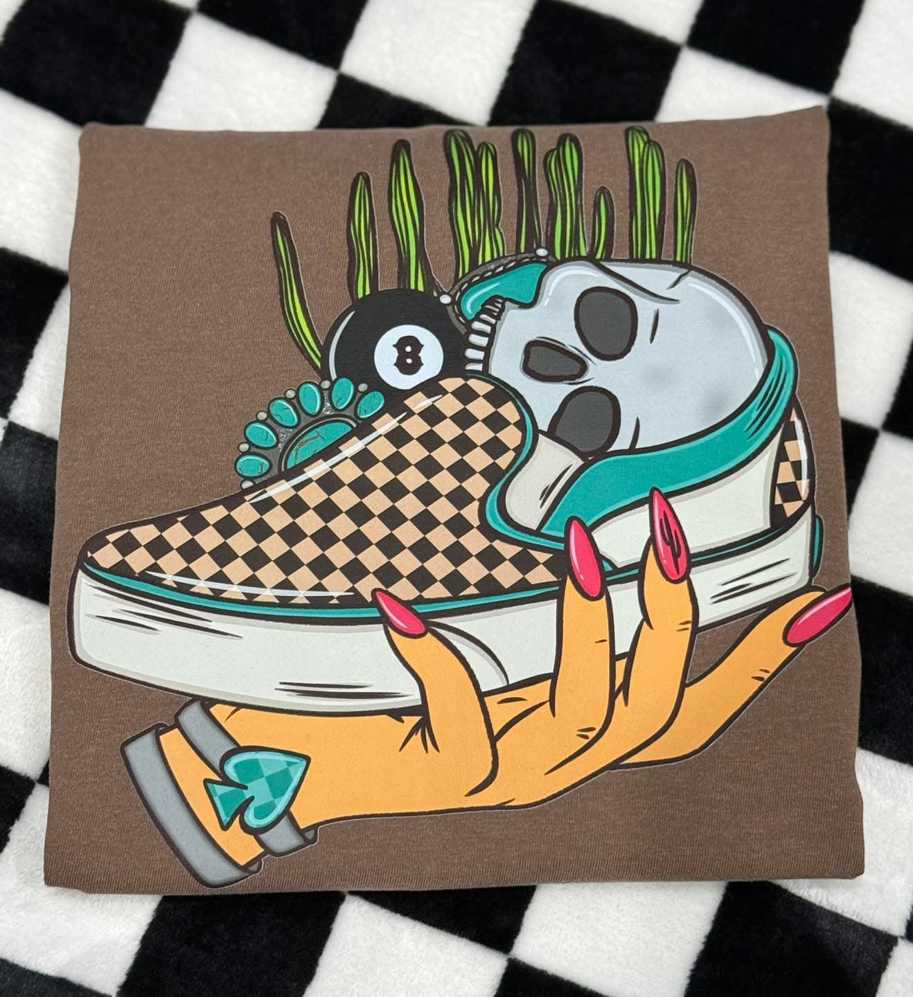 Checkered Vans Tee