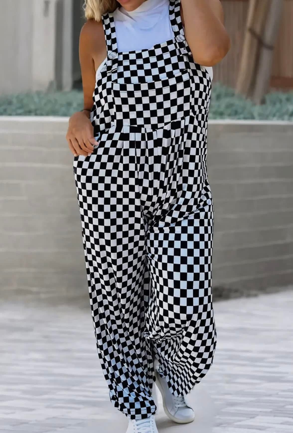 Checkered Jumpsuit